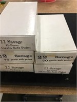 100 Rounds of .22Savage