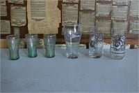 Vintage Glasses - Chipmunks, White Castle, Popeye