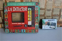 Vintage Dominos and Lie Detector Game