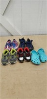 5 pair kids shoes size 6-8