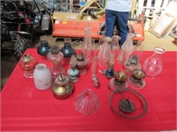 chimney lamps, oil lamp, lamps, shades