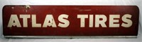 Atlas Tires Sign ~ Double Sided