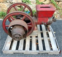 Unmarked Red Fairbanks-Morse Engine