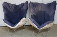 Pair of Folding Butterfly Chairs