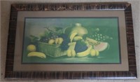 Framed "Fruits" Print