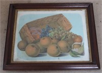 Framed "Fruits" Print
