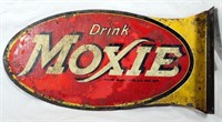 Drink Moxie Flange Sign