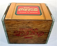 Wooden Coca-Cola Advertising Box