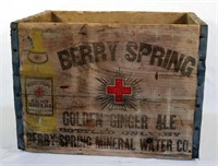 Wooden Berry Spring Ginger Ale Box