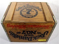 Wooden Jack Daniels No. 7 Whiskey Advertising Box