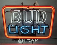 Neon Bud Light On Tap Sign