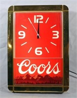 Vintage Coors Clock