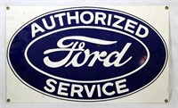 Porcelain Ford Authorized Service Sign