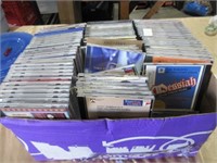 Large box of CDs
