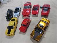 Diecast and plastic cars