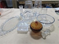 Glass and crystal including excellent heavy bowl