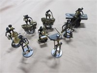 Small metal sculptures