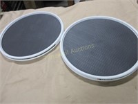 Two large 18" non-skid turntable / lazy susans