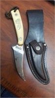 Vintage Schrade SC502 USA Knife with Leather