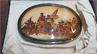 Washington Crossing Delaware Belt Buckle