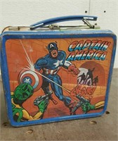 Vintage Capatin America, Spiderman & Haulk Lunch
