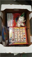 Box of Kids Toys & Notebooks