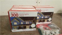 (3) Icicle Lights & Deck Clips