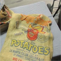 Sugar Sweet Potatoes burlap sack(100# size)