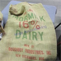 Mormilk 16% Dairy burlap sack (100# size)