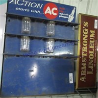 AC Spark Plug store display, 18 x 24