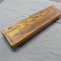 Cribbage board, 5.5 x 21, w/ 4 markers