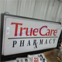 True Care Pharmacy lighted sign, 18x36