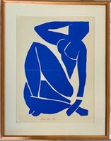 Henri Matisse Nu Bleu III Serigraph