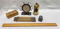 Collectable Lot -Barometer -Lighter -Rulers -Game