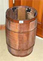 Wooden Nail Keg - Bottom is Marked Kentucky LRR