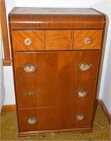 Vintage Waterfall Dresser - Measures 48 1/2T x