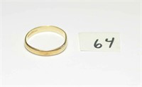 Wedding Band - Marked Mona Lisa 14K