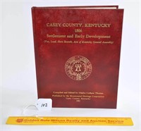 Hardback Book - Casey County Kentucky 1806