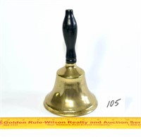 Brass Bell - Engraved Margie Coffey 30 Years of