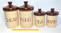 4 Piece Canister Set - the Coffee Canister does