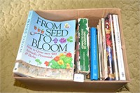 Box Lot of Gardening Books