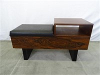 COLIBRI ROSEWOOD TELEPHONE BENCH