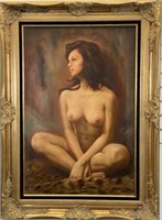 VINTAGE NUDE PAINTING