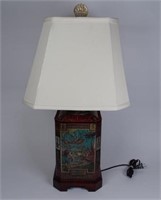 WILDWOOD LAMPHOLDER TEA CADDY LAMP