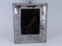 SILVERPLATE REPOUSSE MIRROR