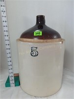 5 Gallon Stoneware Shoulder Jug