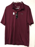 UNDERARMOUR MEN'S POLO SIZE LARGE