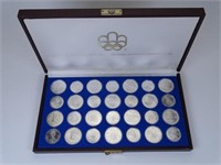 1976 CANADIAN OLYMPICS 28-COIN SILVER COIN SET