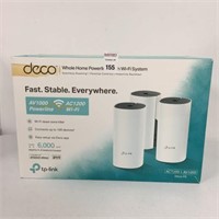 DECO WHOLE HOME POWERLINE MESH WI-FI SYSTEM