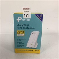 TP LINK AC750 MESH WI-FI RANGE EXTENDER
